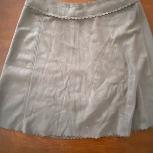 Altar’d state suede grey skirt